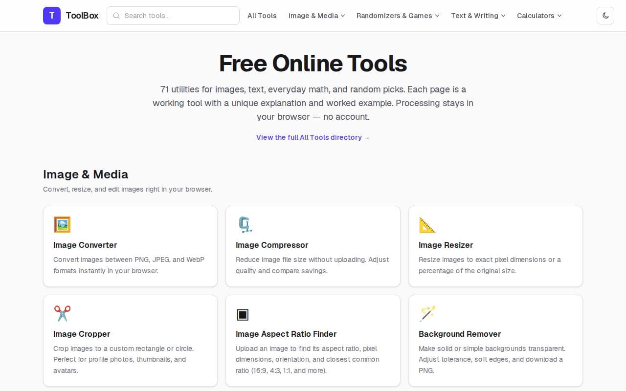 FastFreeTools.net website screenshot